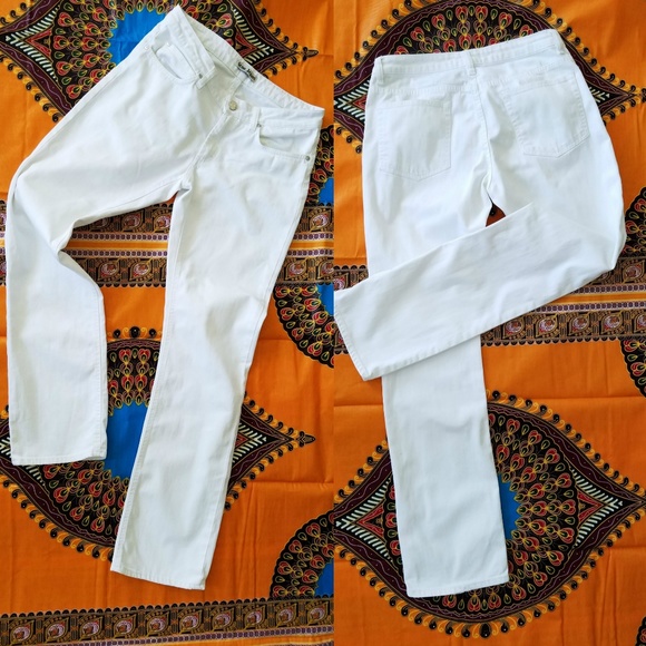 Acne Studios Denim - Acne Jeans Hep White Mid Rise Straight Leg 30 x 31